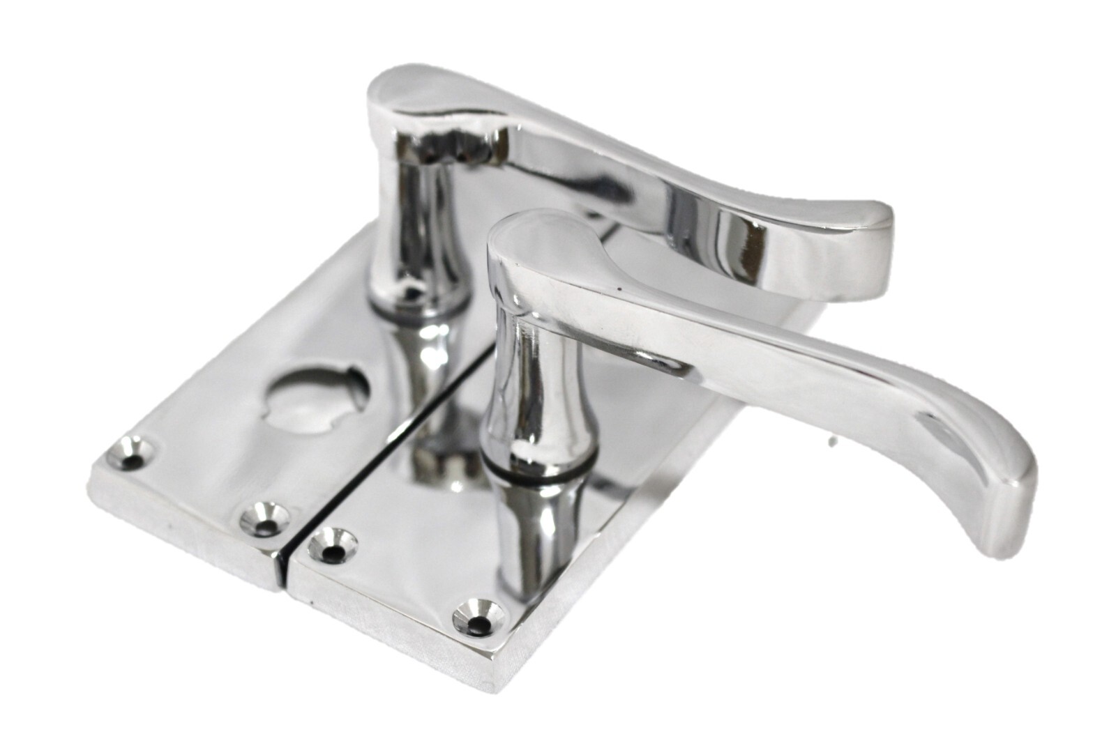 Keyed Entry Lever Schlage Broadway Dummy Door Handle - Matte Black Non-Turning Lever (Single Door Use) Schlage F170 - Foto 7