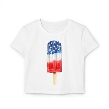 Patriotic Baby Tee, July 4th Shirt, Summer Style, Toddler Outfit, USA Flag Tee