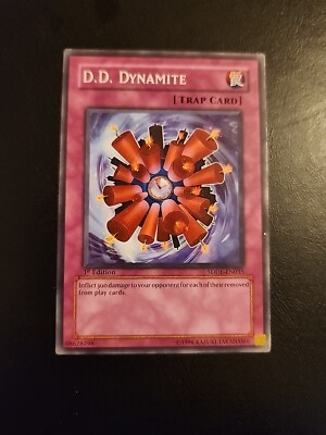 D.D. Dynamite - 1st Edition - Yugioh Trap Card - Vintage | eBay