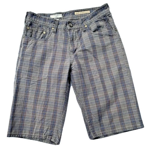 Plaid Chino Shorts 