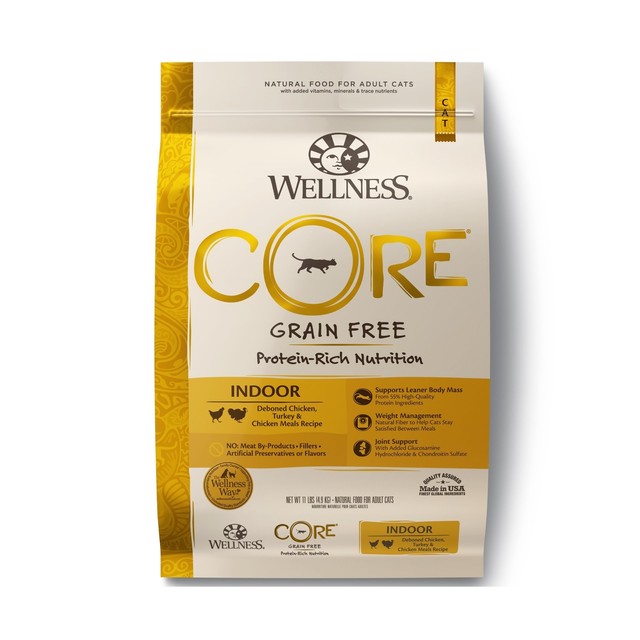 Wellness Core Natural Grain Free Dry Cat Food 11 pounds for sale online