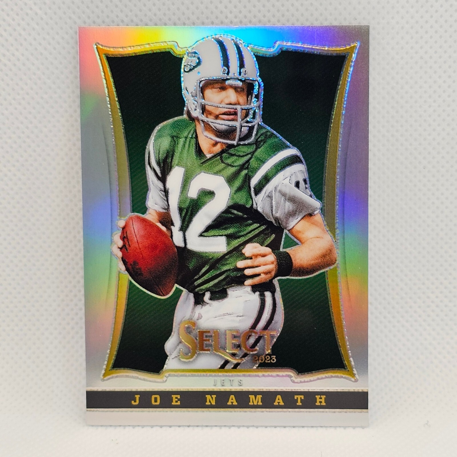 2023 Select Football Joe Namath Anniversary Prizm #ANV-JNA Short Print Case Hit!