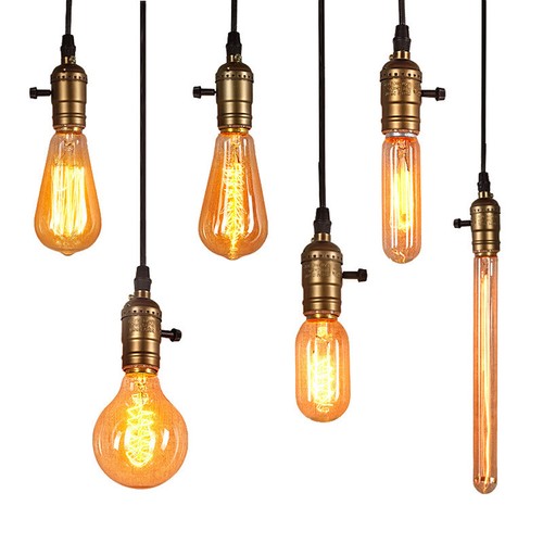 Edison Bulbs E27 B22 40W 220V Warm yellow Retro Ampoule Vintage light