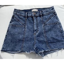 Altar’d State Stretch Denim Shorts High Waisted Size 5