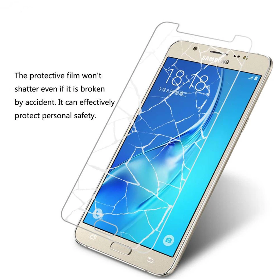 PROTECTOR PANTALLA CRISTAL TEMPLADO ULTRA CLARO 9H Para Samsung Galaxy J3 Versión 2016 Foto 2 de 4