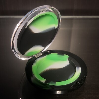 Cosmetic Style Plastic Flip Top Food Grade Non Stick 2.4 Inch Container