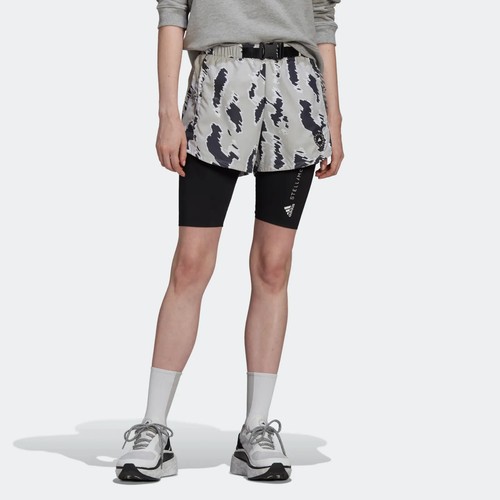 ADIDAS BY STELLA MCCARTNEY TIERDRUCK DAMEN HOCHRISE SHORTS H59974 - Bild 3 von 5
