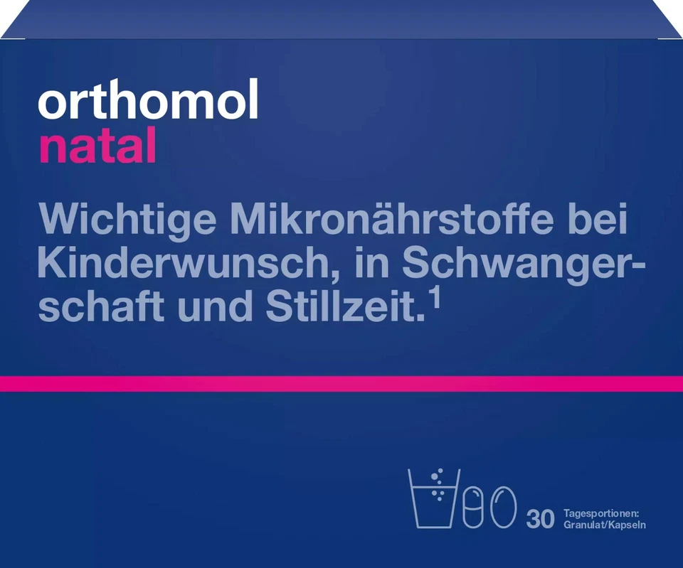 Orthomol Natal gránulos, 30 porciones gránulos, 01319904