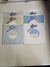 45 RPM 7" RECORD SLEEVES CO. SLEEVE 6 PACK SEE PHOTOS - Epic SLV55-1