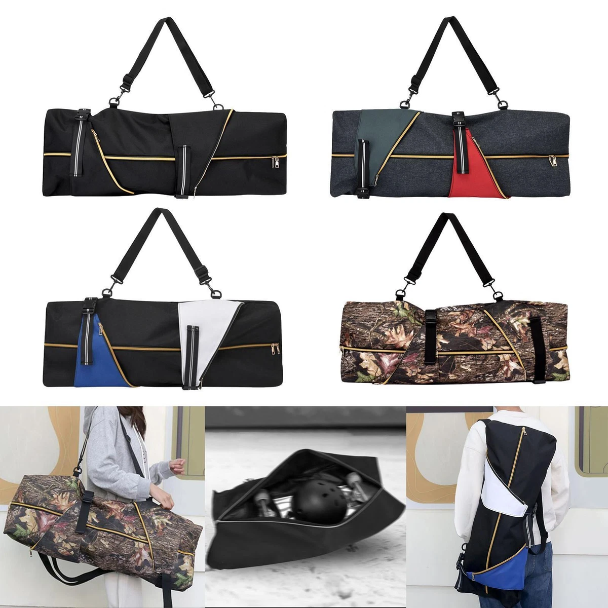 Sac dos de skateboard avec sangles r glables pour longboard pour homme et