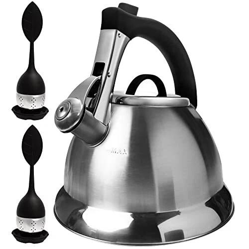Whistling Tea Kettle for Stove Top 2.8l Stainless Steel iCool
