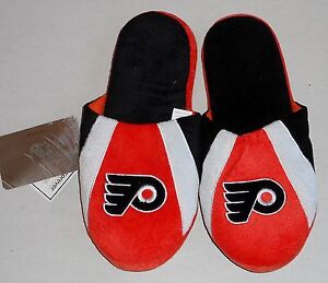 philadelphia flyers slipper slides mens forever collectibles flyers slippers