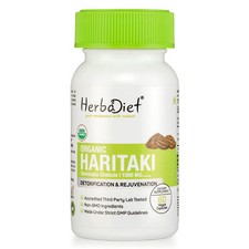 Cápsulas orgánicas Haritaki Terminalia Chebula Harad suplemento desintoxicación hígado duro