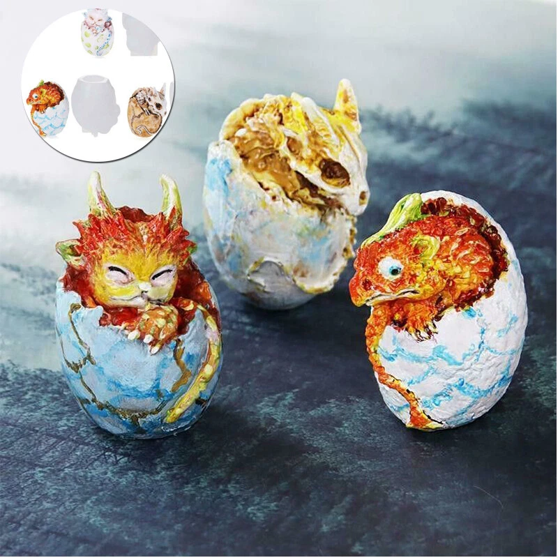 Dragon Egg Jewelry Pendant DIY Crafts Pendant DIY Crafts Epoxy Resin Mold