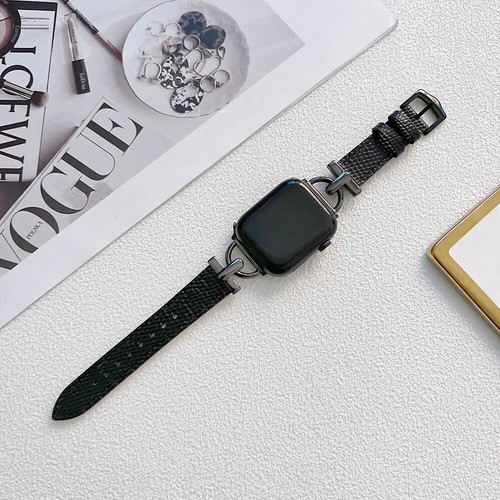 Genuine Leather Strap For Apple Watch Band 7 41/45mm iWatch 6 SE 5 4 3 2 38/44mm - Zdjęcie 12 z 15