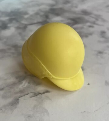 Vintage Mattel Barbie 1980s Yellow Motor Bike bicycle helmet