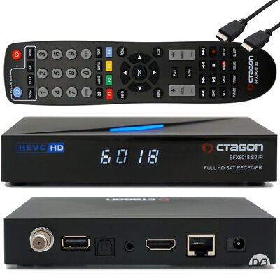   OCTAGON SFX6018 S2+IP H.265 HEVC 1x DVB-S2 HD E2 Linux Smart Sat Receiver PVR