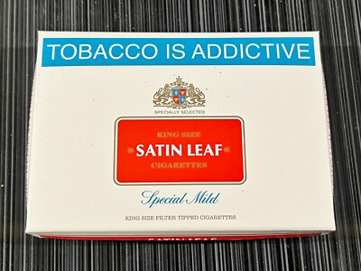 VINTAGE SATIN LEAF SPECIAL MILD ZIGARETTENSCHACHTEL TABAK
