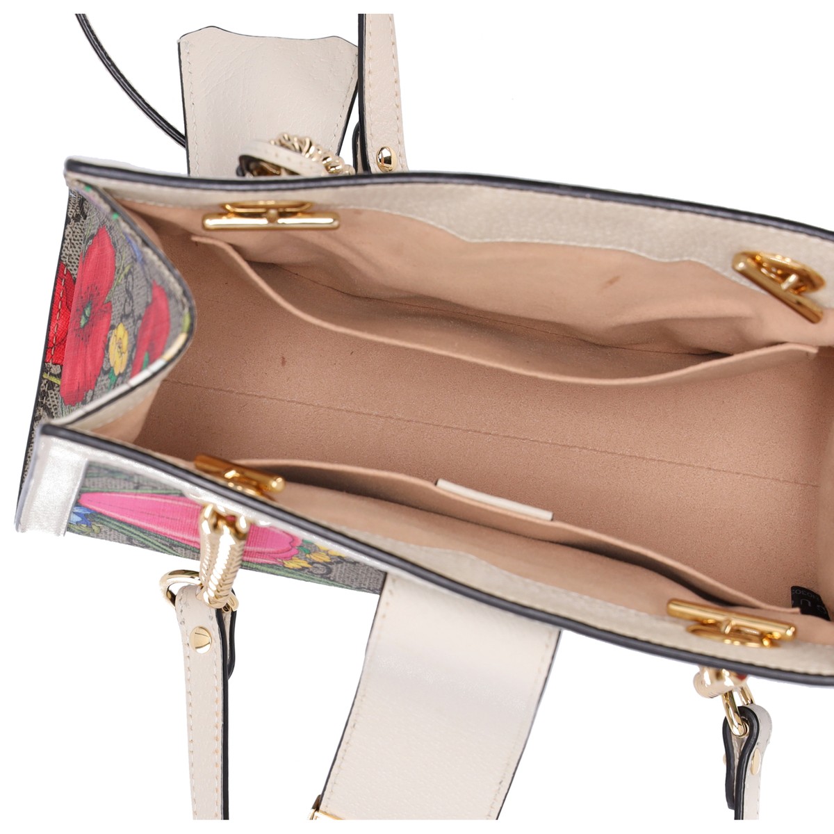 GUCCI Padlock GG Small Shoulder Bag 498156 Beige Cream
