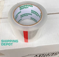 1 Roll of Carton Sealing Clear Packing Shipping Box Tape 3" x 110 Yards - STRONG