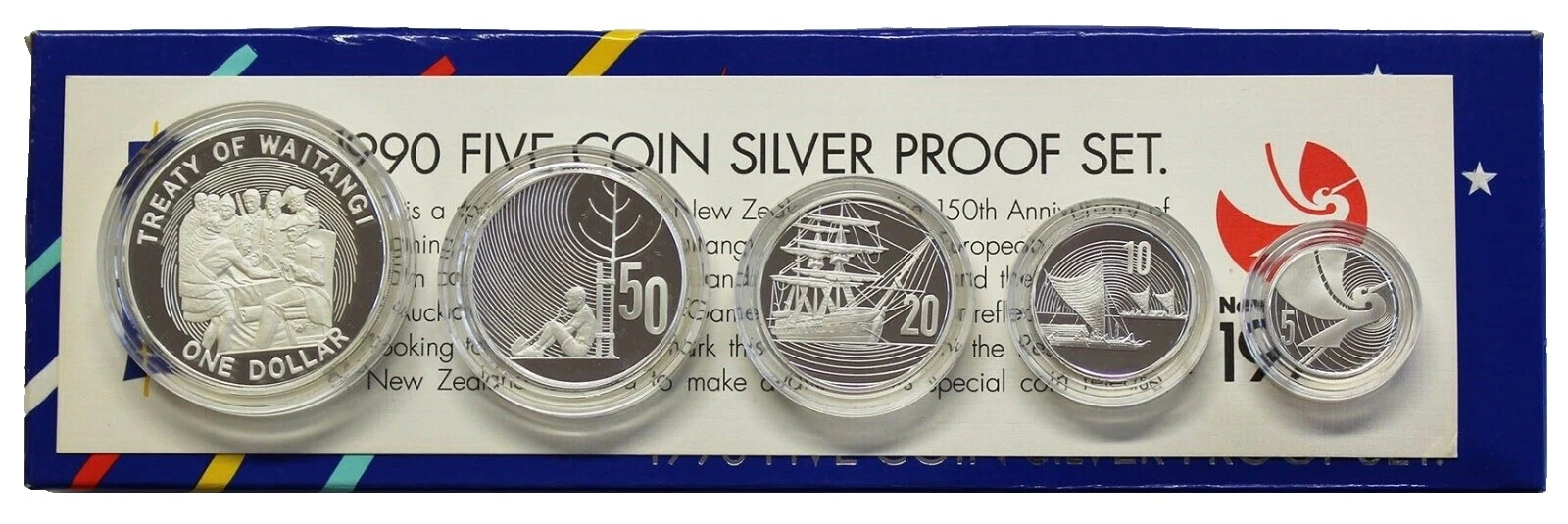 Silver 1990 New Zealand Coins
