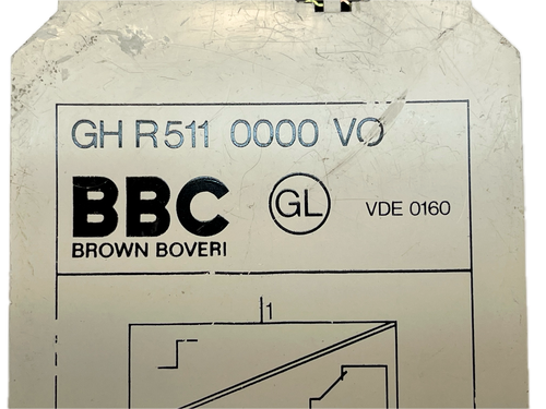 Modulo BBC Brown Boveri Di Completamento GH R511 0000 V0 Larghezza Semplice - Bild 3 von 8