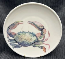 Fits & Floyd Newport Home CRAB Salad PLATE Rope Beach Nautical