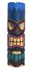 Tiki Maschera 50cm IN Legno Tikimaske da Parete Hawaiimaske Wooden