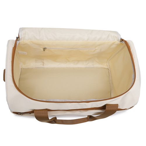 Travel Bag 20L Under Seat Flight Bag Holdall Luggage Carry on Cabin Bags Cream - Picture 11 of 12