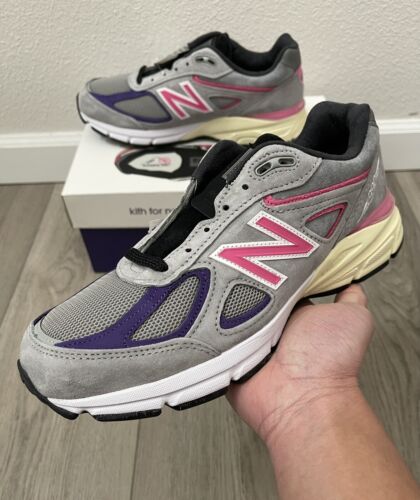 New Balance 990v4 Kith United Arrows & Sons W/Socks Made In US Size 8.5M NEW DS