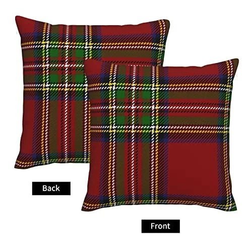 Plaid pillow top covers 20x20