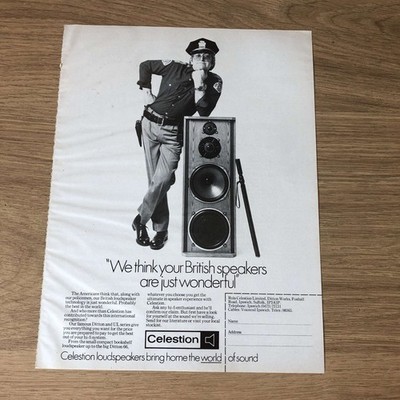 GRAM140 MAGAZINWERBUNG 11X8 CELESTION DITTON 66 LAUTSPRECHER