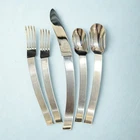 Yamazaki Kam Echo Stainless 18/8 Curved Handle, 5pc Place Setting(s)