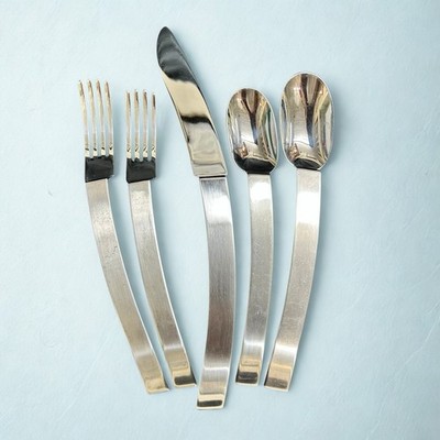 Yamazaki Kam Echo Stainless 18/8 Curved Handle, 5pc Place Setting(s)