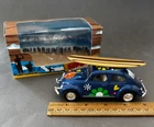 HAWAIIAN COLLECTIBLE BLUE HIPPY VW BEETLE BUG SURF CAR SERIES 1/32 DIECAST W/BOX