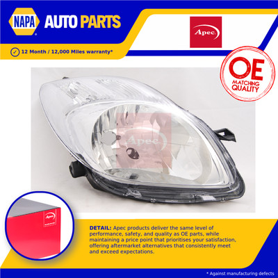 Headlight Headlamp ALH2054 Apec Genuine Top Quality Guaranteed New