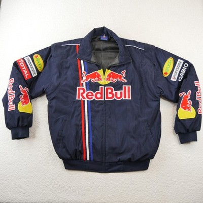 AUTHENTIC 1997 Red Bull Sauber Petronas Racing Jacket Mens Navy Team Formula 1
