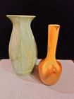 Vintage MCM Royal Haeger Drip Glazed Pottery Vase,  Lot Of Two