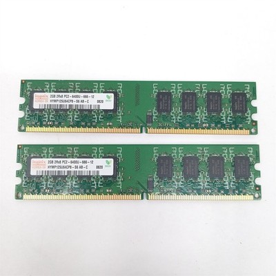 2GB 2RX8 PC2-6400U-666-12 Desktop RAM HYMP125U64CP8-S6 Hynix