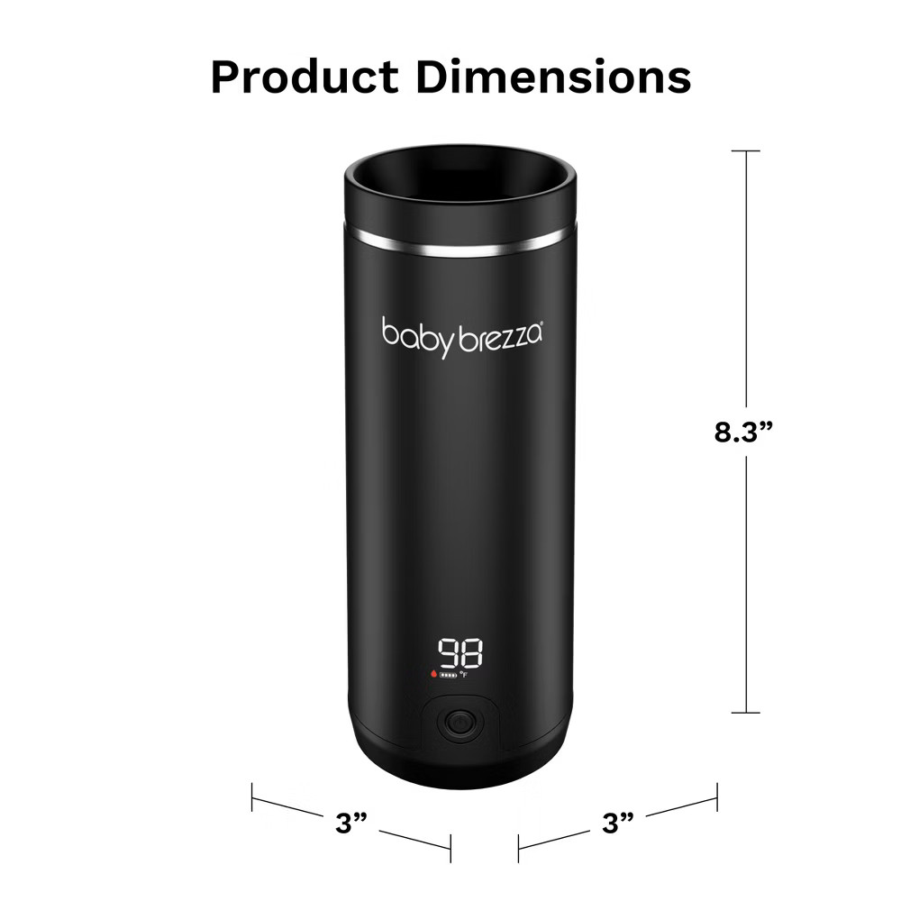 Baby Brezza Superfast Portable Bottle Warmer - Black