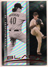 2021 Panini Chronicles Black Ryan Weathers RC #7 Red 136/199 San Diego Padres