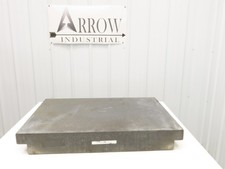 Black Toolroom Granite Surface Inspection Plate 36 x 24 x 5" 2 Ledge