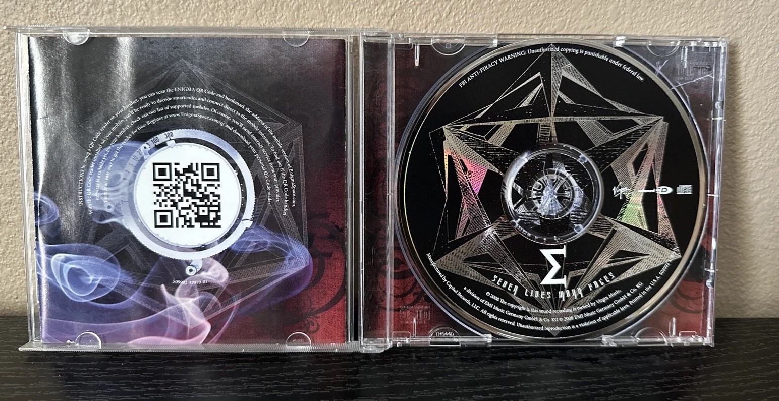 Enigma Seven Lives Many Faces Enhanced CD 2008 EDM Dance - Rare