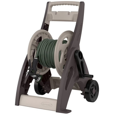 Suncast CPLJNF175BD 175' Resin Garden Reel Wheeled Cart for 5/8'' Vinyl Hose