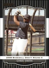 2008 Razor Signature Series Black #50 Chris Smith /200 - BB