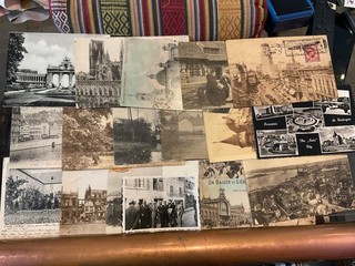 BELGIQUE. 17 VIEILLES CARTES POSTALES 1 PHOTO. DIFFÉRENTES COMMUNES. BEAU LOT