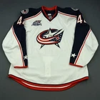 2014-15 Artem Anisimov Columbus Blue Jackets Game Used Worn NHL Hockey Jersey