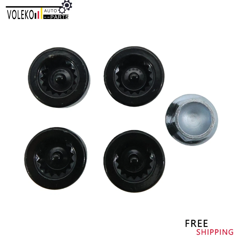 Nuevo 36136776076 para BMW Mini Juego de pernos de ranura interna de bloqueo de rueda M14x1,25 Foto 3 de 4