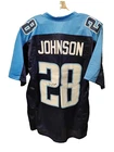 NHL CHRIS JOHNSON# 28, TENESSE TITANS, AUTOGRAPHED  JSA CERTIFIED JERSEY,    (OF
