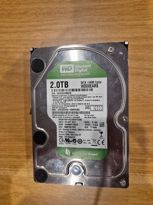 Western Digital Green 2TB,Intern (WD20EARS) HDD (Hard Disk Drive)